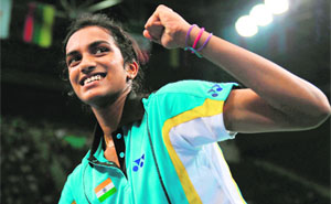 After beating three Chinese enroute the semis, she will face Ratchanok Intanon of Thailand for a place in the final. 