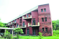 The hostel building at Government Rajindra College in Bathinda. 