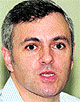 Chief Minister Omar Abdullah addresses a press conference in Srinagar on Sunday