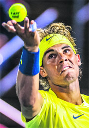 Nadal was in blistering form in the final