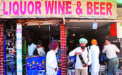 A file photo of a liquor vend