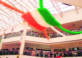 Independence Day celebrations at AlphaOne mall in Amritsar on Wednesday