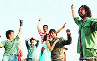 A still from Rang De Basanti
