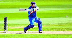 Dinesh Karthik provided much-needed momentum to the Indian innings with a brisk half-century