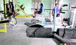 The gym needs immediate renovation and regular maintenance