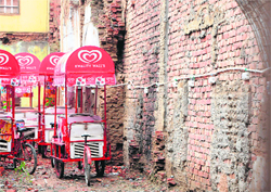 The dilapidated ancestral house of martyr Madan Lal Dhingra in Amritsar. Photo: Vishal Kumar