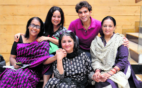 (L-R) Swaroopa Ghosh, Jyotsana, Smita Bharti, Rachit Behl and Dolly Ahluwalia Tewari