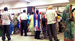 Heavy rush of patients at the new OPD of the PGI, Chandigarh
