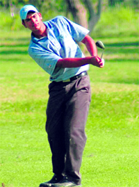 Gaganjit Singh Bhullar in action.
