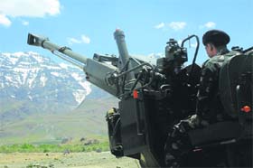 A Bofors gun in Kargil