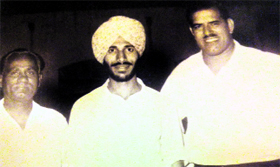 The legends: Dhyan Chand, Milkha Singh and Dara Singh together in one rare frame.