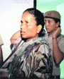 The accused in police custody.