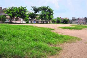 Shastri Nagar playfield in Jammu