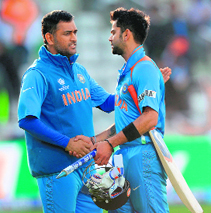 MS Dhoni is all praise for Virat Kohli.