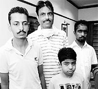 Patients who successfully underwent kidney transplant at the Fortis Hospital in Mohali on Tuesday