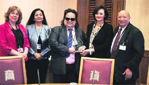 Bappi Lahiri in the middle