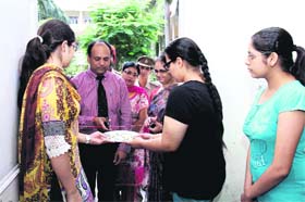 KK Singla, Chief Judicial Magistrate-cum-Secretary, District Legal Services Authority, Ludhiana, inaugurates a legal literacy club at the Guru Nanak Khalsa College for Women, Gujarkhan Campus, Model Town