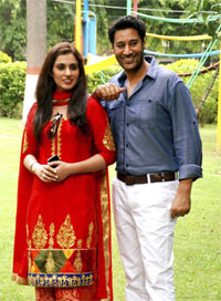Screen presence: Mahreen Kaleka and Harbhajan Mann 