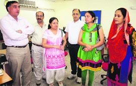 Parents of eligible candidates explain the mental agony their children are undergoing due to the delay in the process of admission at Government Medical College and Hospital, Sector 32, Chandigarh, on Friday