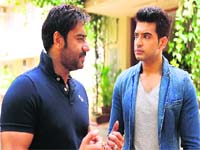 STAR POWER: Ajay Devgn (L)