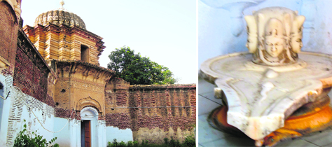 The panch-mukhi lingam represents the five elements, senses and organs
