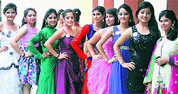 Ramp show organised on Save the Girl Child and upliftment of women theme by the National Association for Reproductive and Child Health of India at the Red Cross Bhavan in Jalandhar on Sunday