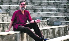 Documentary filmmaker Sanjay Kak in Ludhiana on Sunday.