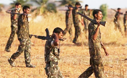 A file photo of security forces during a combing operation.