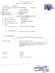 A copy of the international driving permit (IDP) issued by the DTO to Sanjeev Kamboj.