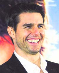 Doting dad: Tom Cruise