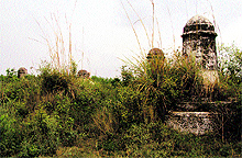 The ancient site at Sugh in Yamunanagar in an utter state of neglect