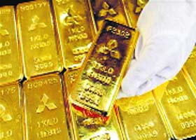 Bullion usually stands for gold in the form of bars before coining