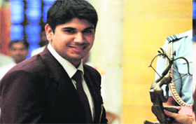 Kapurthala golfer Gaganjeet Bhullar with Arjuna Award