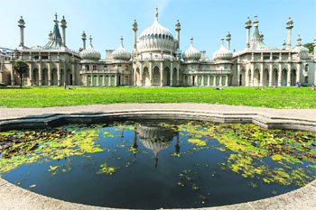 A view of the Royal Pavilion