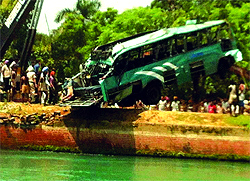 The accident had claimed the lives of 42 passengers