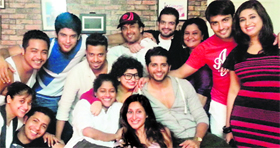 Karanvir and his wife Teejay along with their friends