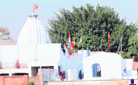The Ram Tirath temple on the Amritsar-Chogawan road where sage Valmiki is believed to have composed Ramayana. 