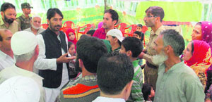Tourism Minister GA Mir at Lokhbawan. 