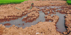 A leakage in Phase III pipeline was detected just 25 meter ahead of the repaired site.