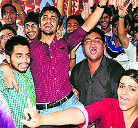 Nitin Sharma, president, commerce college-42