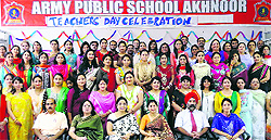 Teachers Day celebrated at Army Public School, Akhnoor