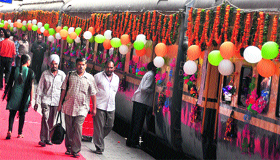 A file photo of the Ludhiana-New Delhi Shatabdi Express.
