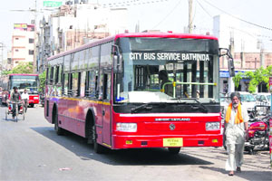 At present, only long and low-floor buses are being run in the city. 