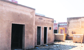The heritage village on the road to the Attari-Wagah joint check post in Amritsar.
