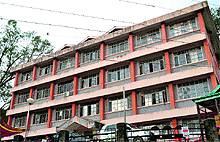 The Civil Hospital at Sarkaghat in Mandi