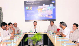 Experts attend a workshop on Emerging trends in welding technology in Haridwar on Wednesday.