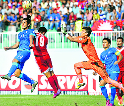 Despite reaching the final, India were shaky right through the tournament, as was evident in their 0-1 defeat to Nepal