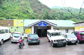 A view of the Sub District Hospital at Mandi in Poonch