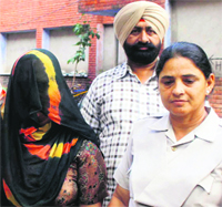 A woman, who was held with narcotics, in police custody. A file photo