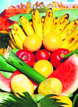 Bananas, watermelon and oranges are high in potassium, which aids in lowering BP 